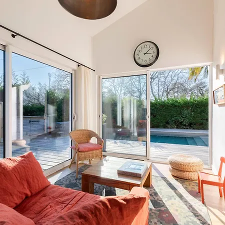 別荘 Magnifique Maison Basque Avec Piscine 8 Pers-